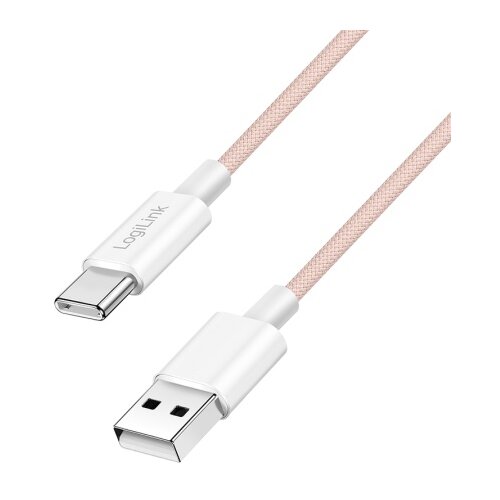 Logilink USB 2.0 Type C cable, C/M na USB - A/M, roza, 1.0m ( 6422 ) Cene