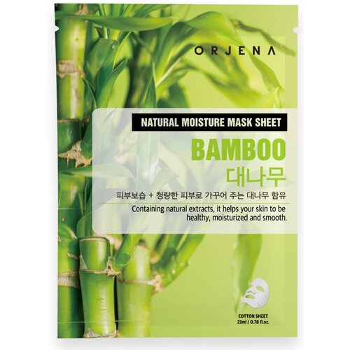 ORJENA sheet maska za hidrataciju lica bambus natural moisture Slike