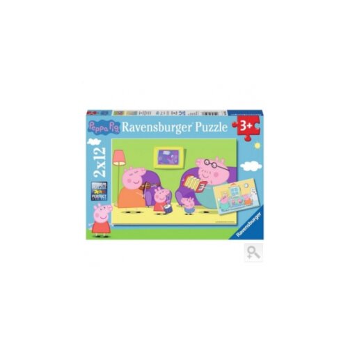 Pepa Prase Ravensburger puzzle (slagalice) - Pepa prase u kuci RA07596 Slike