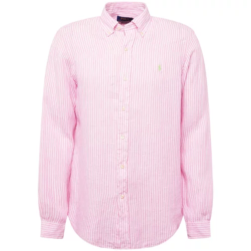 Polo Ralph Lauren Košulja roza / prljavo bijela
