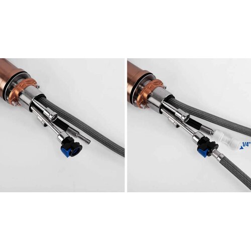REA Bath Kuhinjski me&amp;scaron;alnik Eco Fresh Brush Copper Slike