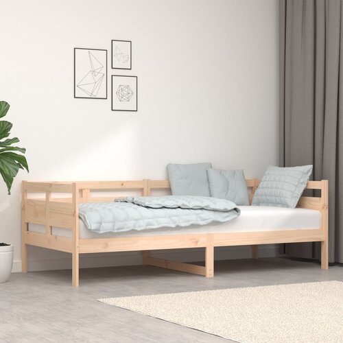 The Living Store Dnevna postelja trdna borovina 90x200 cm - Dnevna Postelja, (21508579) Slike