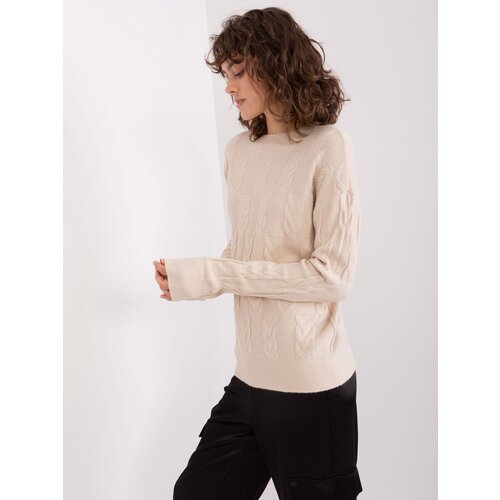 Wool Fashion Italia Sweater-AT-SW-2340.10-light beige Slike