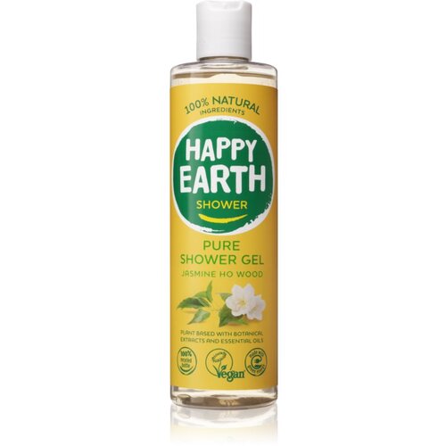 Happy Earth 100% Natural Shower Gel Jasmine Ho Wood gel za prhanje 300 ml Slike