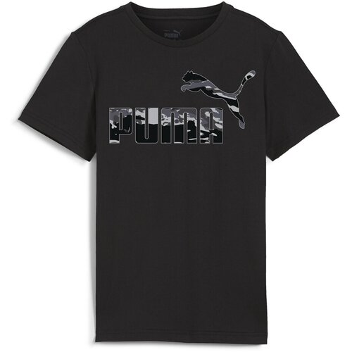 Puma Majice s kratkimi rokavi ESS+ CAMO GRAPHIC TEE Črna Cene