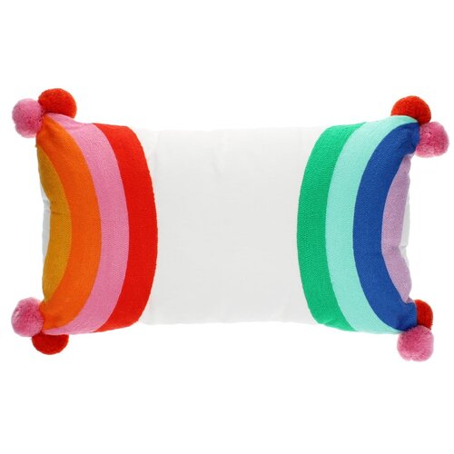 Rex London Dječji jastuk od mje&amp;scaron;avine pamuka 50x33 cm Rainbow &amp;ndash; Slike