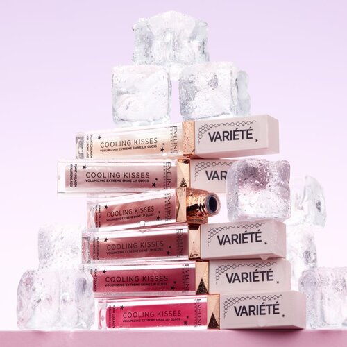 Eveline Cosmetics Vari&amp;eacute;t&amp;eacute; Cooling Kisses vlažilni sijaj za ustnice s hladilnim učinkom odtenek 03 Star Glow 6,8 ml Slike