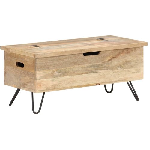 VidaXL Skrinja 90x40x45 cm trden mangov les, (20771818) Slike