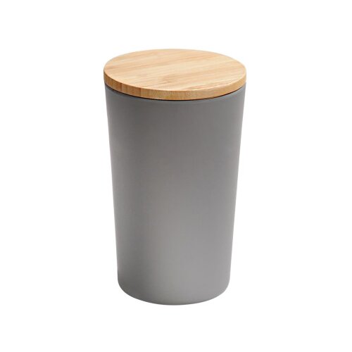 Master Kutija metalna sa bambus poklopcem siva H18,5cm fi11,5cm 32601 Cijene