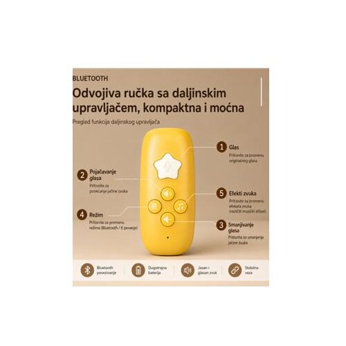  Bluetooth mikrofon Bear beli Cene