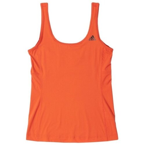 Adidas Majice s kratkimi rokavi Spo Core Tank Oranžna Cene