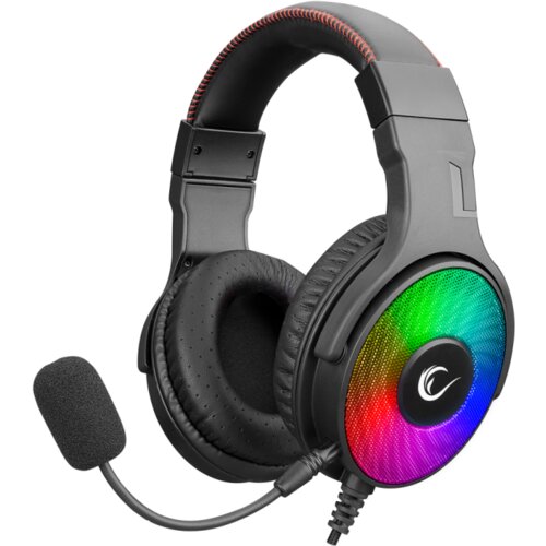  Slu&scaron;alice sa mikrofonom gaming RAMPAGE R46 HOSTAGE black, odvojiv mikrofon, PS4/PC, USB, 7.1 surround, RGB LED Cijene