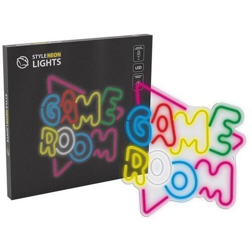 Manta LED svjetleća oznaka GAME ROOM, 35x32x2cm, plexi, multicolor, SNL67MT Cijene