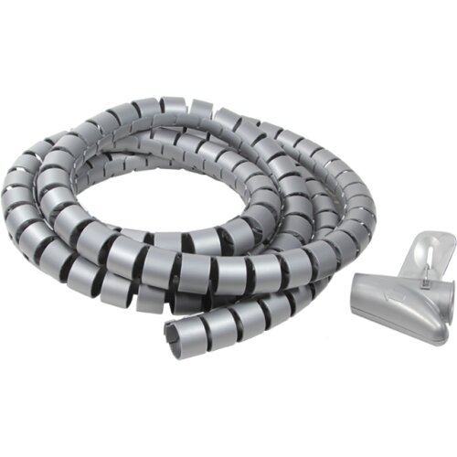 Logilink spiralni držač za kablove 2.5m x 25mm srebrni Slike