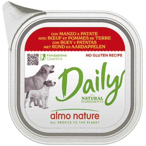 Almo Nature Daily - govedina in krompir - 100 g 100 g Cene