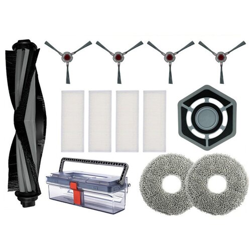 INF Komplet dodatne opreme za sesalnik Ecovacs Deebot N9+ - glavna krtača, stranske krtače, krpe, filtri, modul za brisanje, posoda za prah, (5000348303) Slike