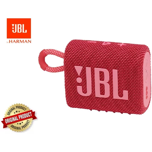 5h Zvučnik JBL GO 3 prenosivi bluetooth vodootporan IP67 rada crveni