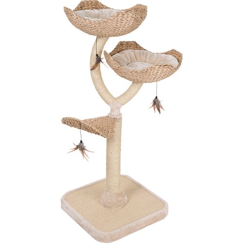 Zooplus Grebalica Cat&amp;acute;s Flower - krem Slike