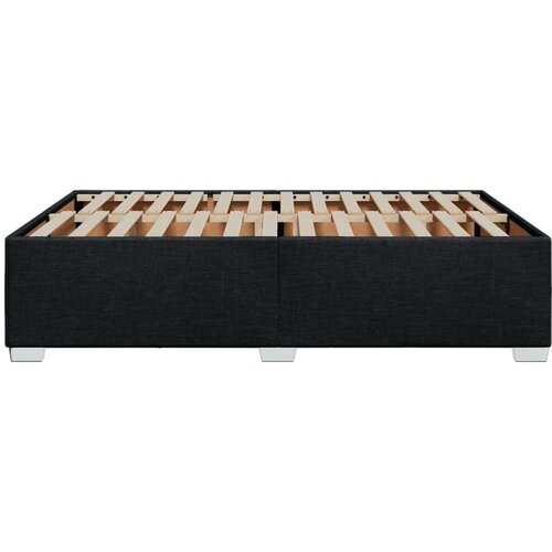 VidaXL okvir za krevet bez madraca crni 140 x 190 cm od tkanine Slike