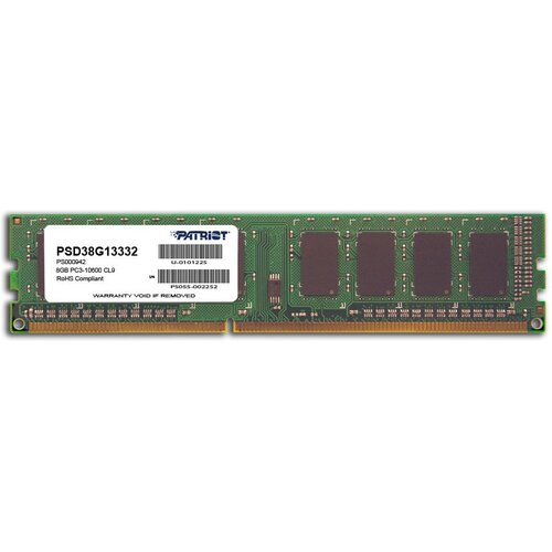 Patriot Memory 8GB PC3-10600 memory module 1 x 8 GB DDR3 1333 MHz Cijene