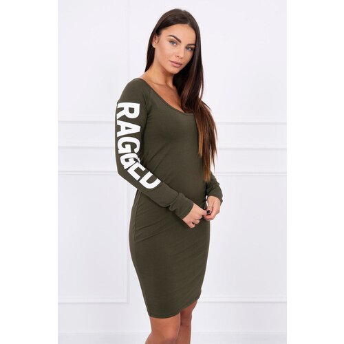 Kesi Dress Ragged khaki Slike