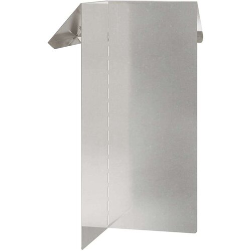 VidaXL Ograda protiv puževa Srebrno 13,5 x 13,5 x 25 cm Slike