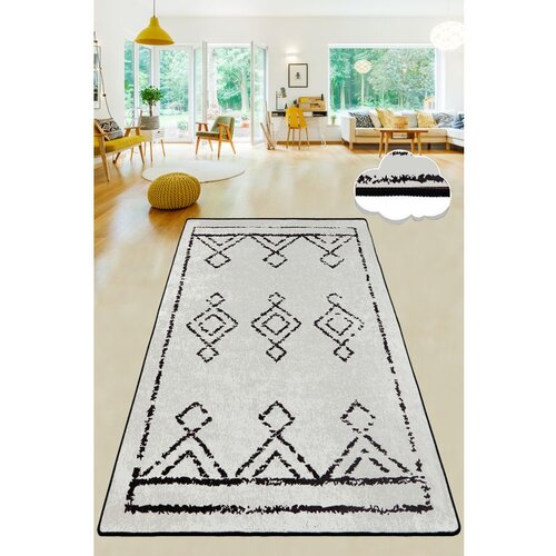 Conceptum Hypnose eaves blackwhite hall carpet (80 x 150) Slike