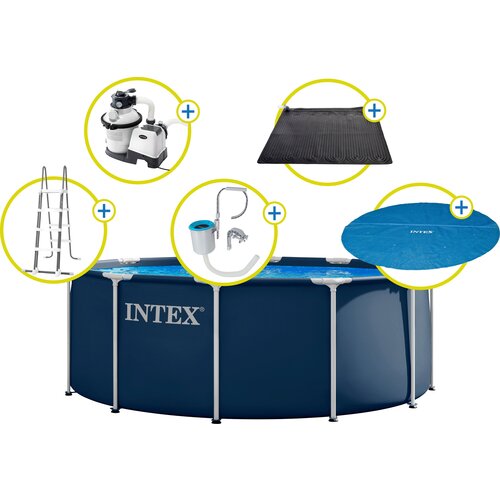 Intex Frame Pool Rondo &Oslash; 366 x 122 cm - Basic Solar - 1 komplet Cene