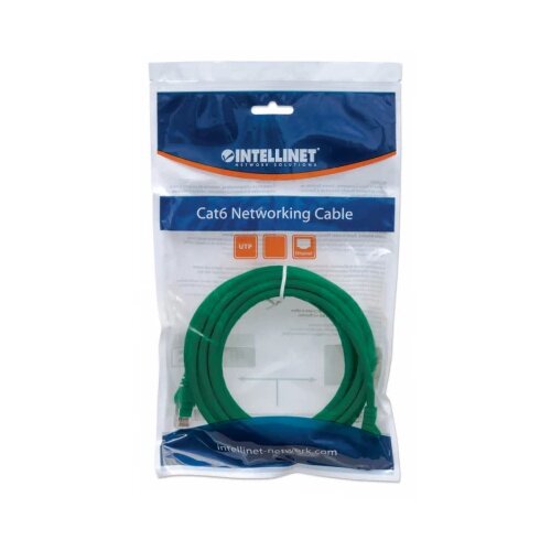 Intellinet 342483 Kabl LAN UTP Cat6 CCA 1.5m, Zeleni Slike