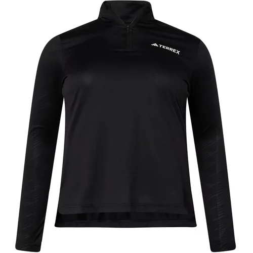 adidas Terrex Tehnička sportska majica crna / bijela