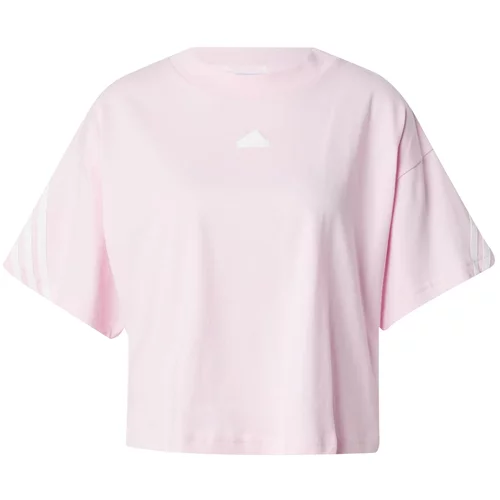 ADIDAS SPORTSWEAR Funkcionalna majica pastelno roza / bela