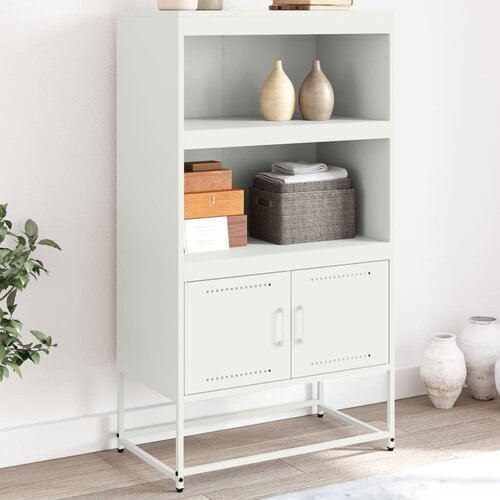 Furnova Visoka omara bela 68,5x38,5x123,5 cm jeklo, (21955015) Cene