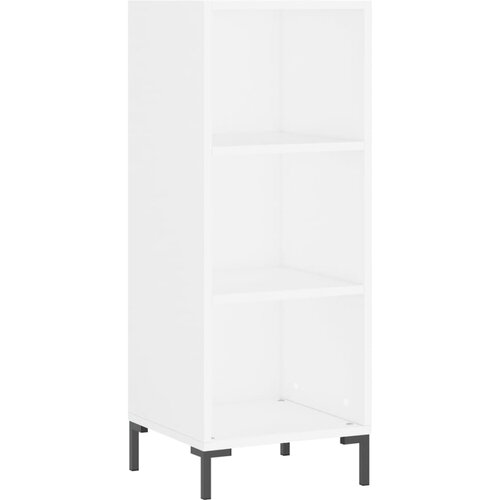  Visoka komoda bijeli 34,5x34x180 cm od konstruiranog drva Slike