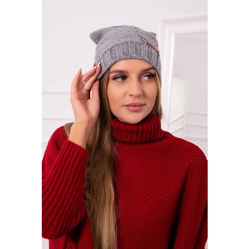 Kesi Cap with fleece Ula K271 gray Slike