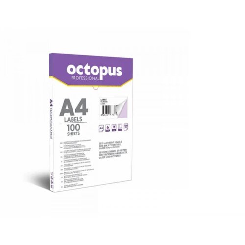 Nalepnice Octopus A4/1 38x21,2 UNL -0191 Cene