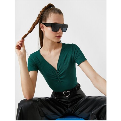 Koton T-Shirt - Green - Fitted Slike