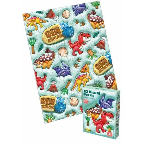  Puzzle 3d dinosaurusi 120pcs 88973 ( 91/71782 ) Cene