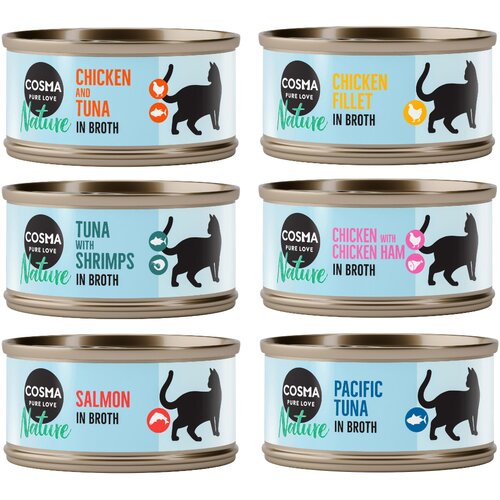 Cosma Miješano probno pakiranje Nature - 6 x 70 g Cijene