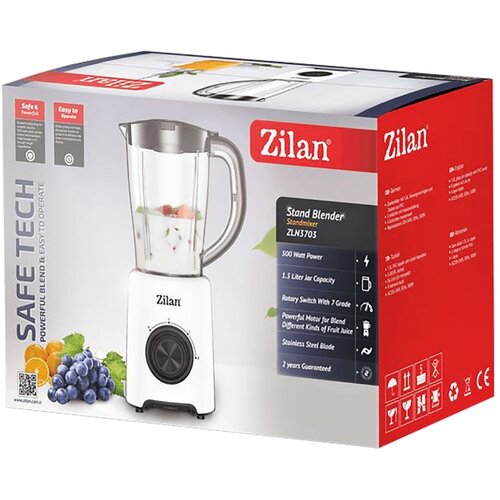 Zilan Blender zapremina 1.5 lit., 500 W, 7 brzina - ZLN3703 Slike