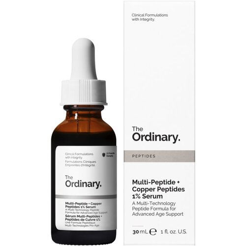 The Ordinary Multi-Peptide + Copper Peptides 1% posvetlitveni serum proti gubam 30 ml Slike