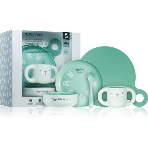 Suavinex Hygge Toddler Feeding Set komplet pribora za jelo za djecu 6 m+ Green 5 kom Cijene