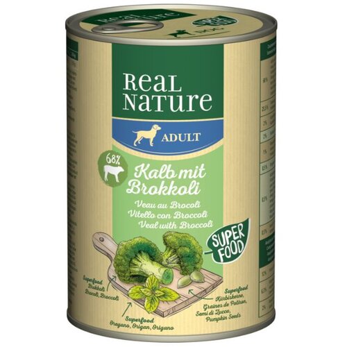 Real Nature Adult teletina s brokulom 400 g Cijene