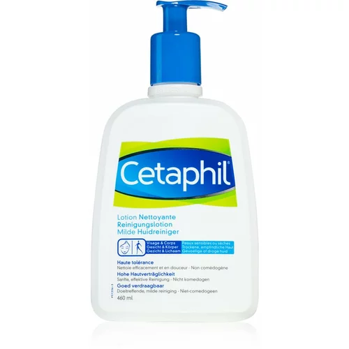 Cetaphil Cleansers mlijeko za čišćenje za osjetljivu i suhu kožu lica 460 ml