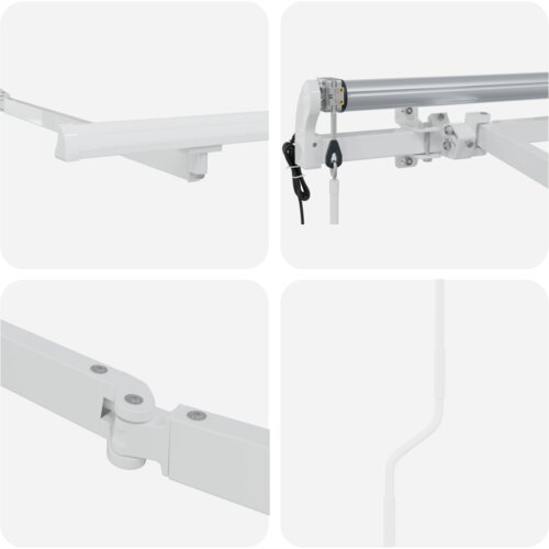 VidaXL okvir električne tende 2,5x2 cm metal Slike