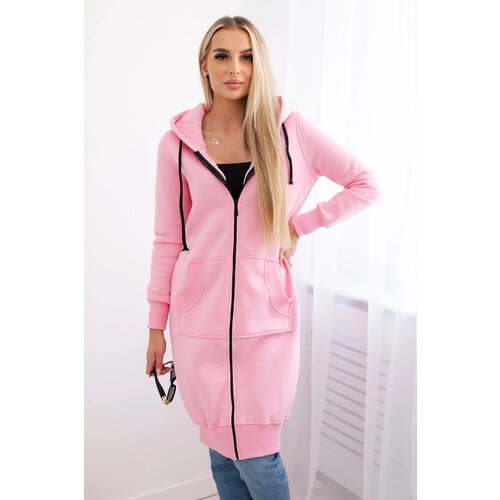 Kesi D8m Long Insulated Hooded Sweatshirt - Light Pink Cijene
