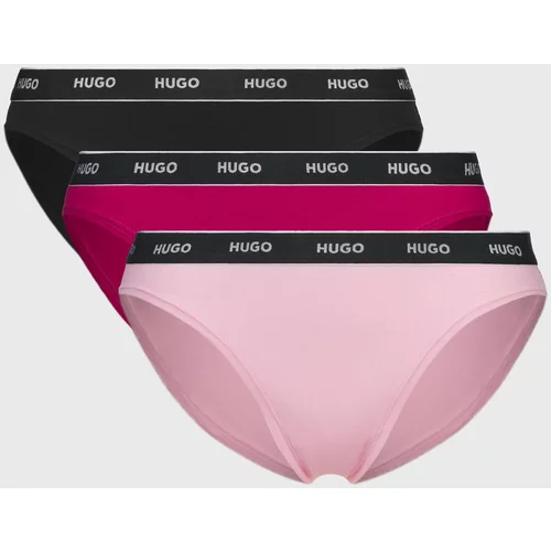 Hugo Boss 3PACK Klasične gaćice HUGO Triplet Pink
