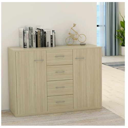  Komoda boja hrasta sonome 88 x 30 x 65 cm od konstruiranog drva Cijene