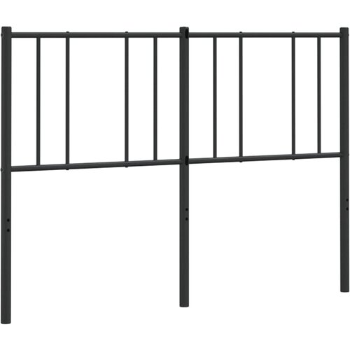 Maison Chic kovinsko posteljno vzglavje - vzglavna omarica - nočna omarica črno 140 cm, (21704444) Slike