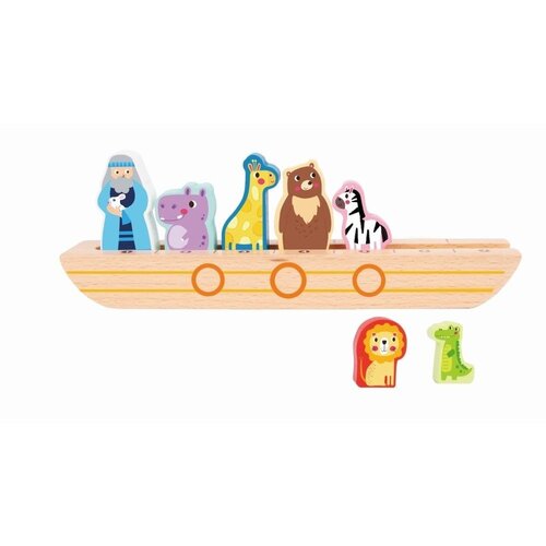 Tooky Toy drvena nojeva barka Cene