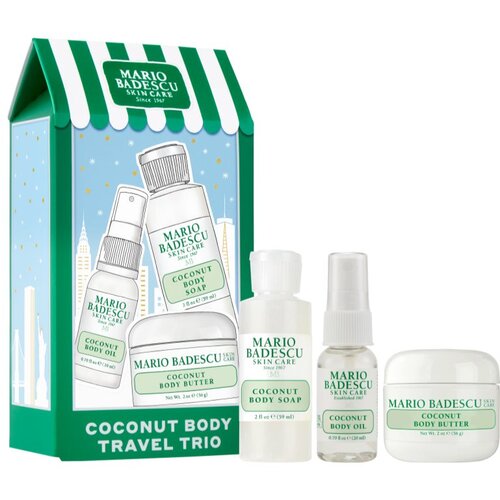 Mario Badescu Coconut Body Travel Trio darilni set (za telo) Cene